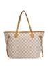 Neverfull MM, &pound;695, Handbags, White, Canvas, Back view
